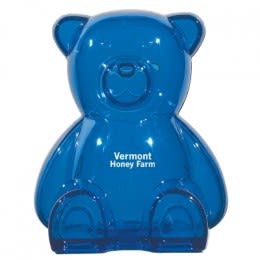 Bear Shaped Custom Coin Bank Giveaways for Kids | Financial Promo Products